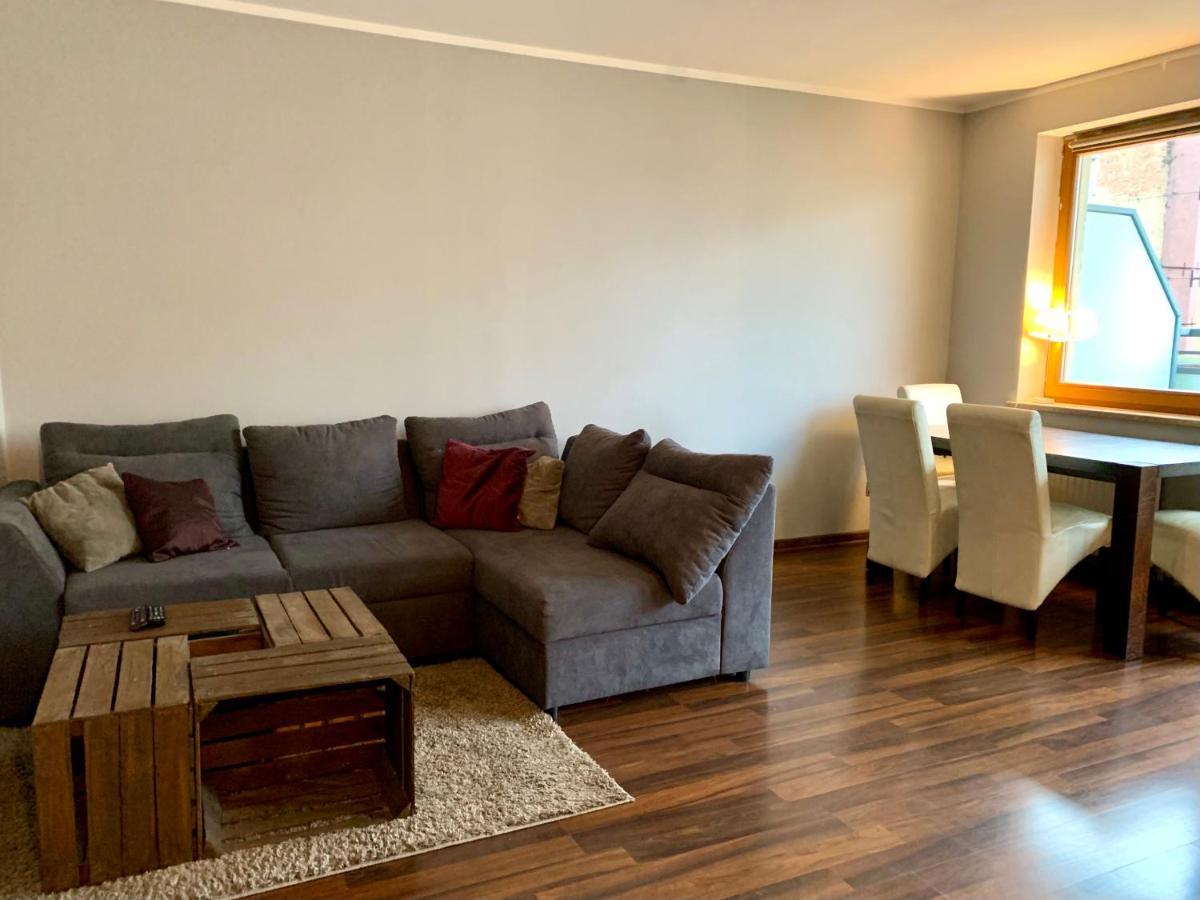 Uroczy Apartament W Centrum Miasta 什切青 外观 照片